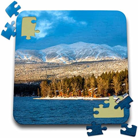3dRose Ski Runs of Whitefish Mountain Resort in Whitefish, Montana, USA - Puzzle, 10 by 10-inch (pzl_190118_2)