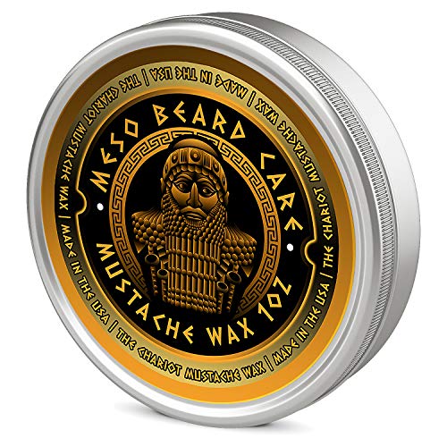 The Chariot Mustache Wax - All Natural Pine, Orange Zest, and Balsam Fir Fragrance - Meso Beard Care