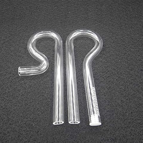 Zu- und Abfluss von 12mm / 10mm Acryl Lilienrohr Cover