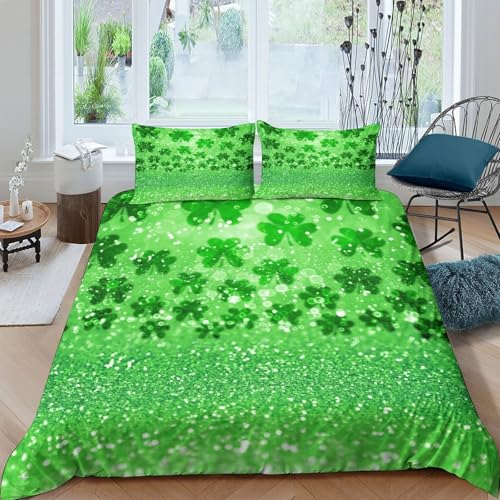 Linge de lit Saint-Patrick en microfibre 200x200 pour chambre ado - 2