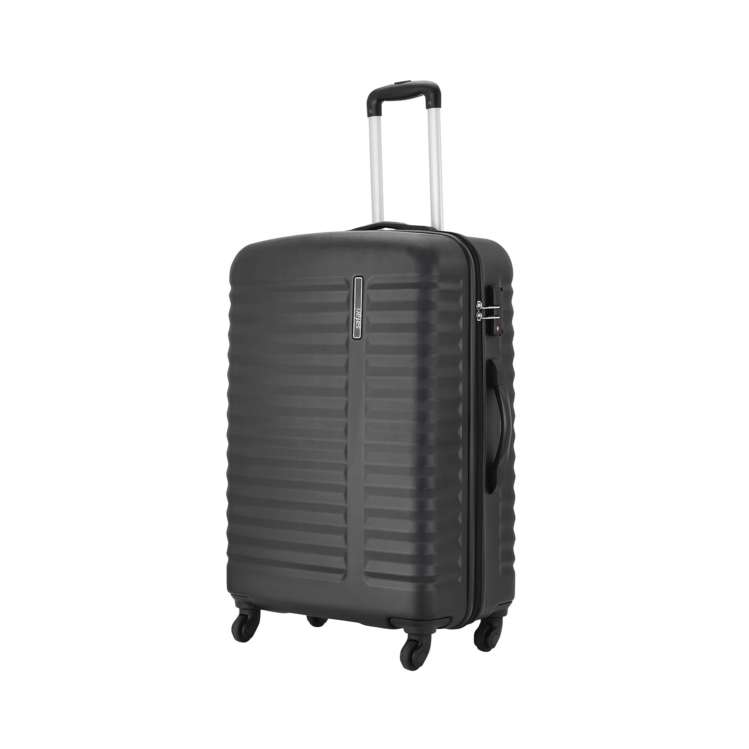 safari Plastic Aerodyne Hardside Suitcase, TSA Lock, Large Size Check-in Luggage 4 Spinner Wheels Trolley Bag with Antitheft Zipper Black Color 77Cm-picture-37