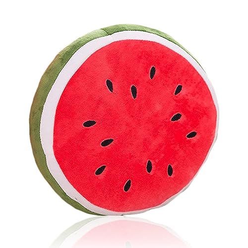 zhidiloveyou Watermelon Plush Pillow Cute Stuffed Fruit Toy Hug Gifts 11.8"
