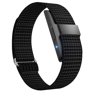 IAMJOY Smart Health Wristband, Wearable Activity & Fitness Tracker for Multi-Sport Mode, All-Day Automatic Continuous Monitoring of Health Data, Improve Sleep, Stress & Wellness, with Free App, Black