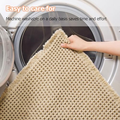 Tapis de bain durable doux absorbant lavable lot de deux pièces - 6