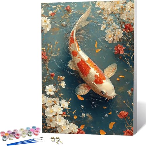 Paint by Numbers �� �������G �@ �y�C���g�o�C�i���o�[, ��l�p�����h��G�L�����o�X�N���t�g �u���V�ƃA�N�����G�̋�� �z�[�� �I�t�B�X����, �����ւ̃M�t�g 50x65CM -zjn2604VW