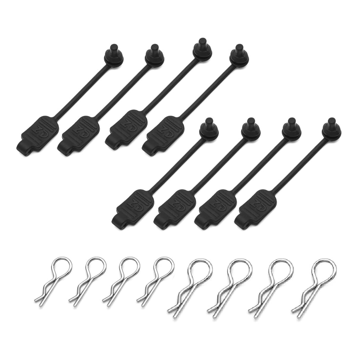 Clips Para Carrocería De Coche RC Con Lengüeta De Tracción Para