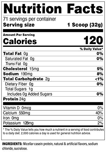 Xpi Myotein Casein Protein Powder - Micellar Casein Protein (5 Lb, Vanilla) - Non-Gmo, Gluten Free #TOP1