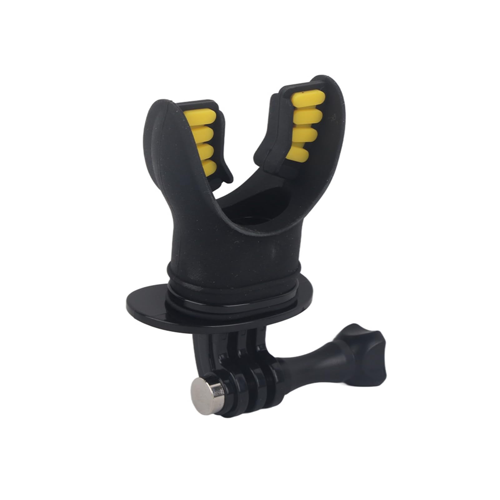 Topiky Mouth Bite Mount Adaptador del Soporte de la Boquilla Surfing Diving Skating con Floaty y Cuello Lanyard para Hero 7/6/5/4/3/3 + para cámara de acción (Negro)