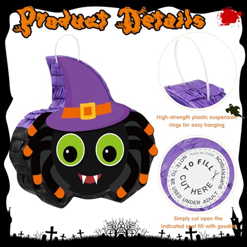 Pinata araignée Halloween pour offrir un jeu amusant d'anniversaire