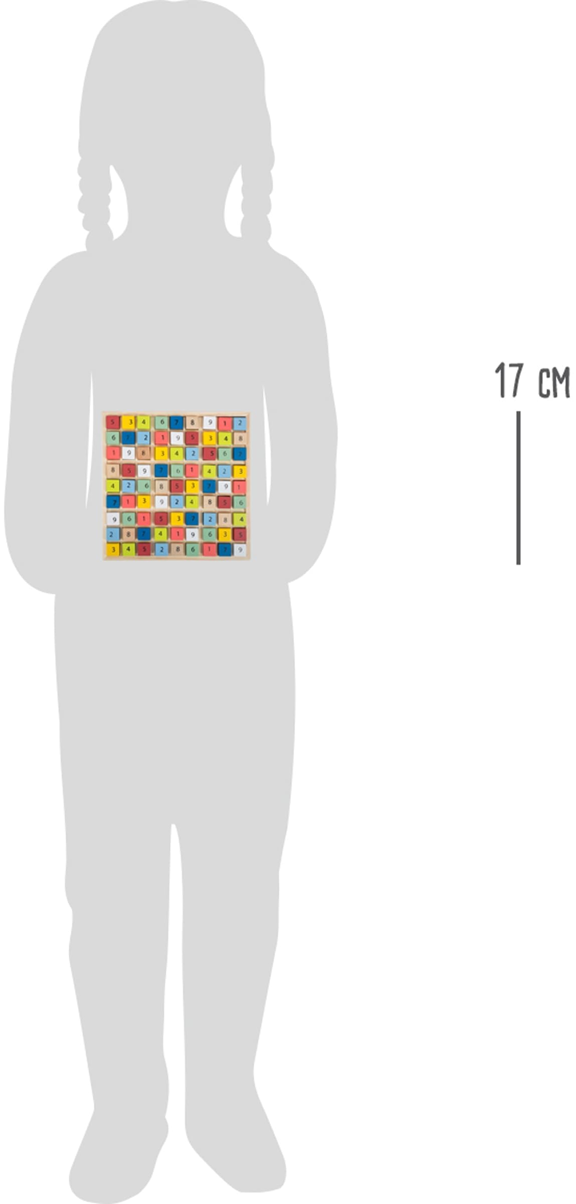 Sudoku Educate de Madera con Coloridos Cubos numéricos, Entrena la comprensión de los números.