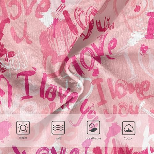 Little Girl Underwear Toddler Panties Kids Undies Love Graffiti Soft Cotton Briefs 2T-8Y3