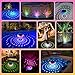 Goallim Floating Pool Lights Solar Powered, 7.6 Inch RGB Upper& Lower Color Changing Solar Pool Lights that Float with Dynamic Lighting Effects, IP68 Waterproof Swimming Pools Light for Party Decor(2)