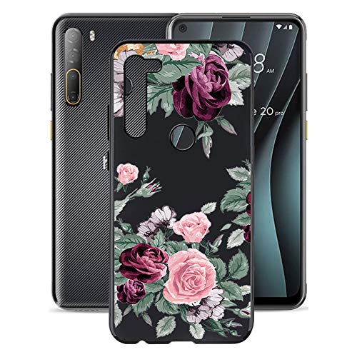 Case for HTC Desire 20 Pro, KJYF Black Shockproof Bumper Cover, 360° Drop Protection Case Full Body Ultra-Thin Soft Silicone Cover + Case for HTC Desire 20 Pro Case 6.5 Inch - Red 9