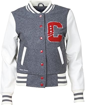 off white red varsity jacket