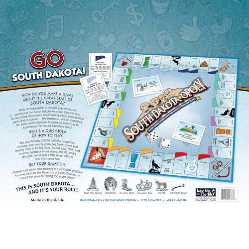 South Dakota-Opoly Juego de Mesa Estratégico Familia miniatura 5