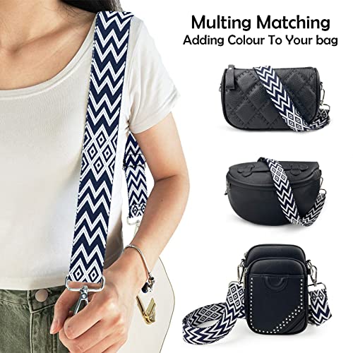 Image of Eslcorri Purse Strap, 57 Inch Wide Shoulder Strap Adjustable Replacement Belt Thick Universal Strap for Crossbody Handbag Luggage Cell Phone Purses Bag