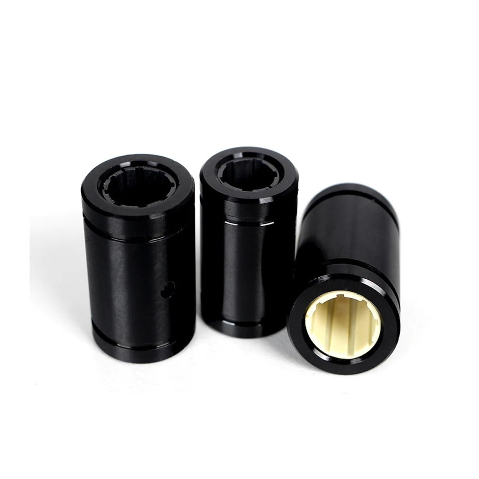 Fiber Nylon Linear Bearing Self-lubricating Engineering Plastic Sliding Sleeve LM10L LM12L LM16L -50L(Motor with Bracket,J1-LM50L 50X80X192mm)
