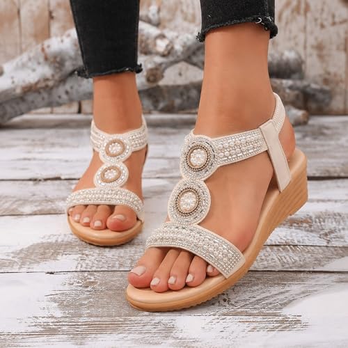 Sandales pour femme mules cuir compensées l'élégance du cuir pour pieds larges - 2