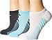 adidas Women's Superlite No Show Socks (3 Pack), Clear Aqua/Bold Onyx/White, Medium