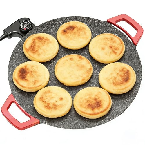 Smokeless Indoor Electric Grill & Nonstick Griddle – Compact, Fast-Heating Tabletop Grill for Steaks, Burgers, Pancakes, BBQ, and Everyday Indoor Cooking