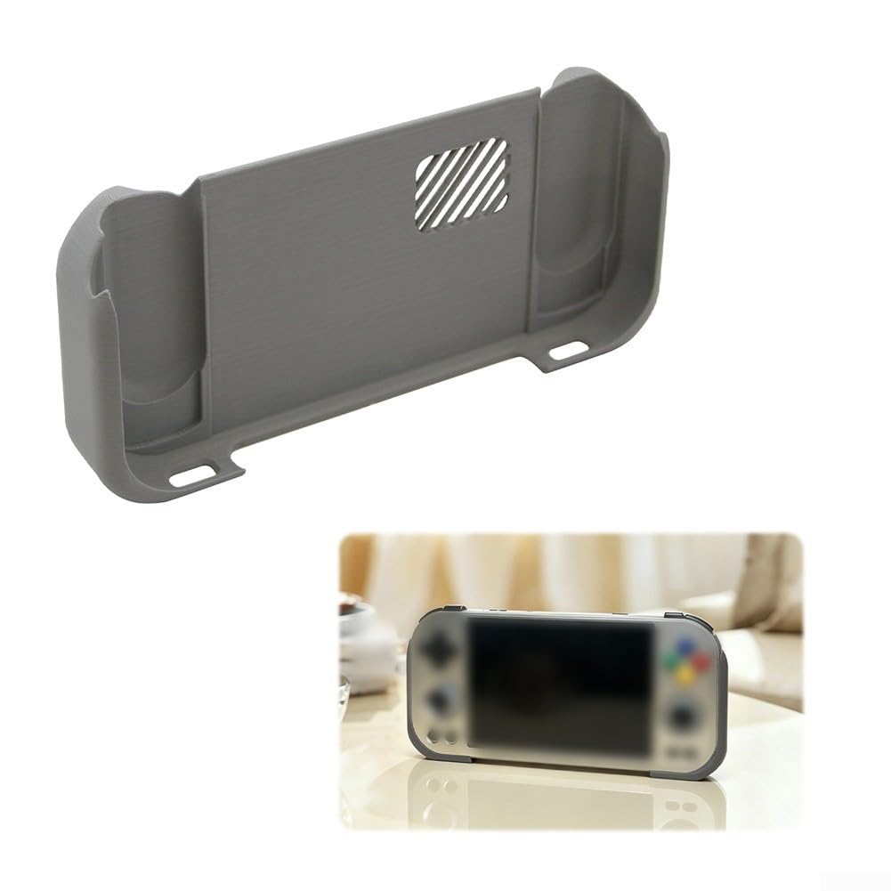 Case for Anbernic RG477M, Reversible Protective Shell Made of for pla, Front and Back Use with Vibrant Colors(Gray)
