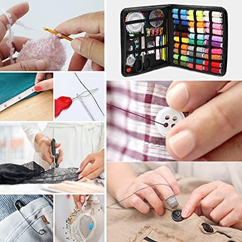 Newthinking Sewing Kit for Adult, 128 PCS Portable Sewing Kit with 30 Sewing Needles, 30 XL Thread Spools, A Excellent Sewing Supplies and Accessories Kit for Kids, Adult, Traveler, and Beginner