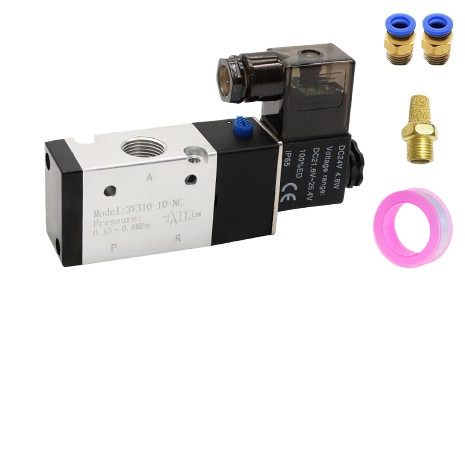 Électrovanne 3V310-10 PC10-03 AC220V commande pneumatique