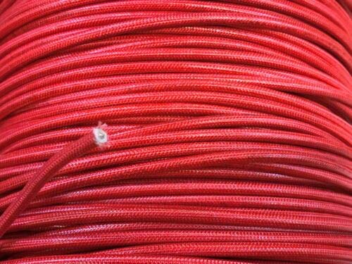 SRML RED 10 AWG 100 FT Fiber Glass Braid Appliance HI Temp Wire Motor Lead Cables Electronic Stranded Wire Cable Electrics DIY