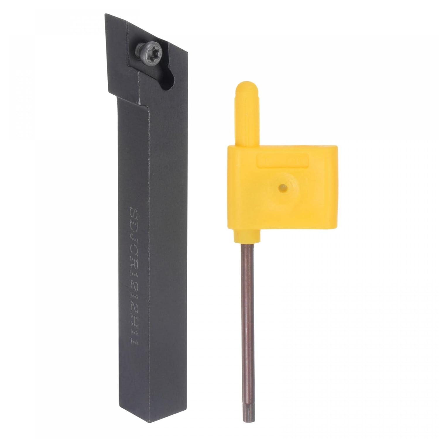 uxcell Indexable CNC Lathe Turning Tool Holder, 93° SDJCR1212H11 1/2