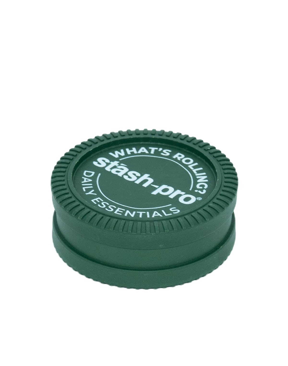 Stash-Pro Herb Grinder – Compact 2-Part Crusher with Magnetic Lid | Durable Plastic Build | Portable for Daily Essentials (Green)-image-39