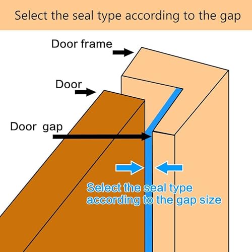 Black Rubber Weather Stripping Door Seal Strip, Self-Adhesive Door Weather Stripping Strip, Soundproof D Shape Waterproof Weatherstripping For Door Frame Windows Insulation (Black,23Ft) #TOP4