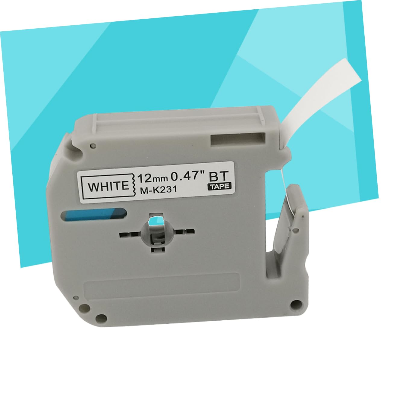NUOBESTY 6 Pezzi Nastro Per Etichettatrice Nastro Laminato Resistente a Acqua e Sporco Busta Per Etichette Con Supporto Facile Da Rimuovere Compatibile Con Pt