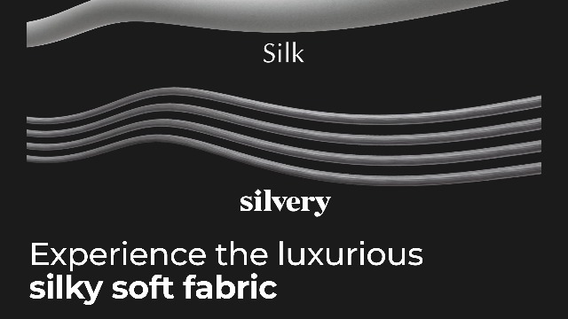 Silvery Set 2 Federe Autorinfrescanti Queen, Tecnologia Autopulente Agli Ioni D'Argento, Morbide E Setose, Grigio - 2