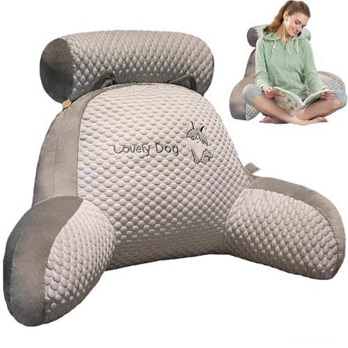 LANPEW Rückenkissen für Bett und Sofa mit Armlehnen...