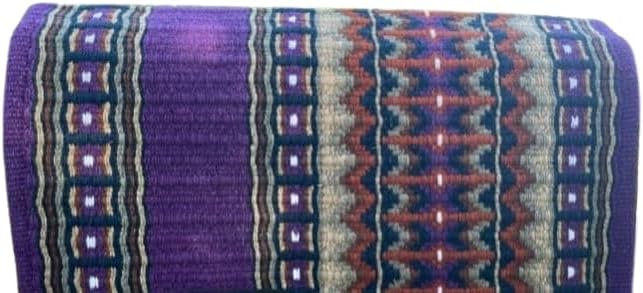 HUMAYL Saddlery New Zealand Show Horse Saddle Blanket Saddle Pad/Blanket for Horses Western Design Handmade Wool Saddle Blanket Top Wool Saddle Pad Regular Size : 34" L x 36" W x 1" inches, SHOW37