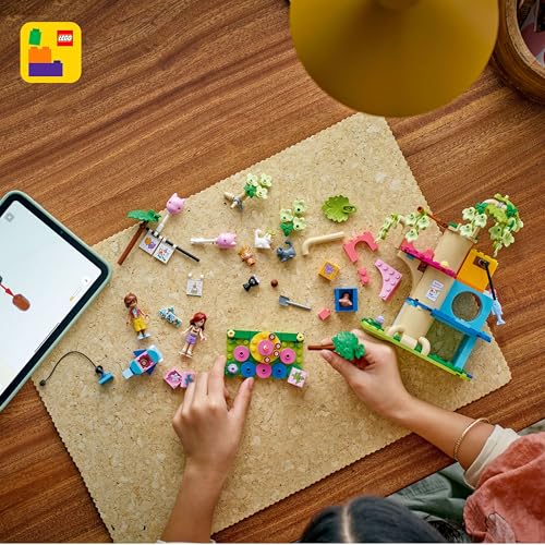 Image of LEGO Friends Cat Birthday Party & Tree House Building Kit Toy 42666 Building Blocks Toys for 6+ Gift for Boys and Girls