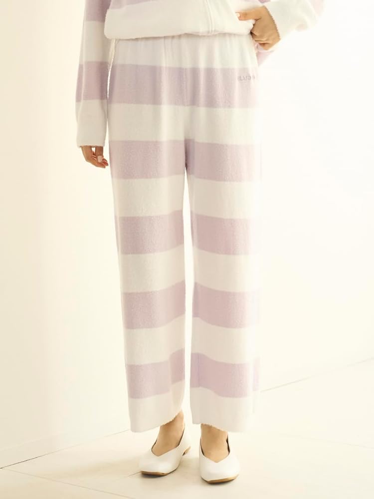 Amazon | [ジェラート ピケ] スムーズィー2ボーダーロングパンツ