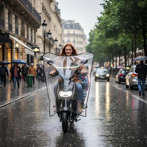 Écran de vent de motocyclette en polycarbonate haute résistance
