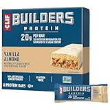 CLIF BUILDER'S - Protein Bar - Vanilla Almond - (2.4 Ounce Bar, 6 Count)