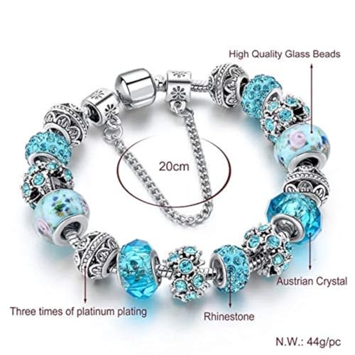 Oxidised Crystal Bangle Bracelet Jewelry for Women
