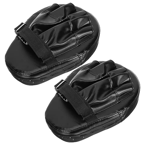 Toyvian 2Piezas Almohadillas De Mano De Marciales Curvado para Entrenamiento Taekwondo para Habilidades De Golpeo