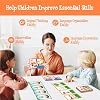 4-Scene Sequencing Cards, 72 Sequence Card Game for Preschool, Kids Learning Order and Logic, Speech Therapy Materials for Autism, Early Learning Activity-Storytelling, Social Skills,Sentence Building