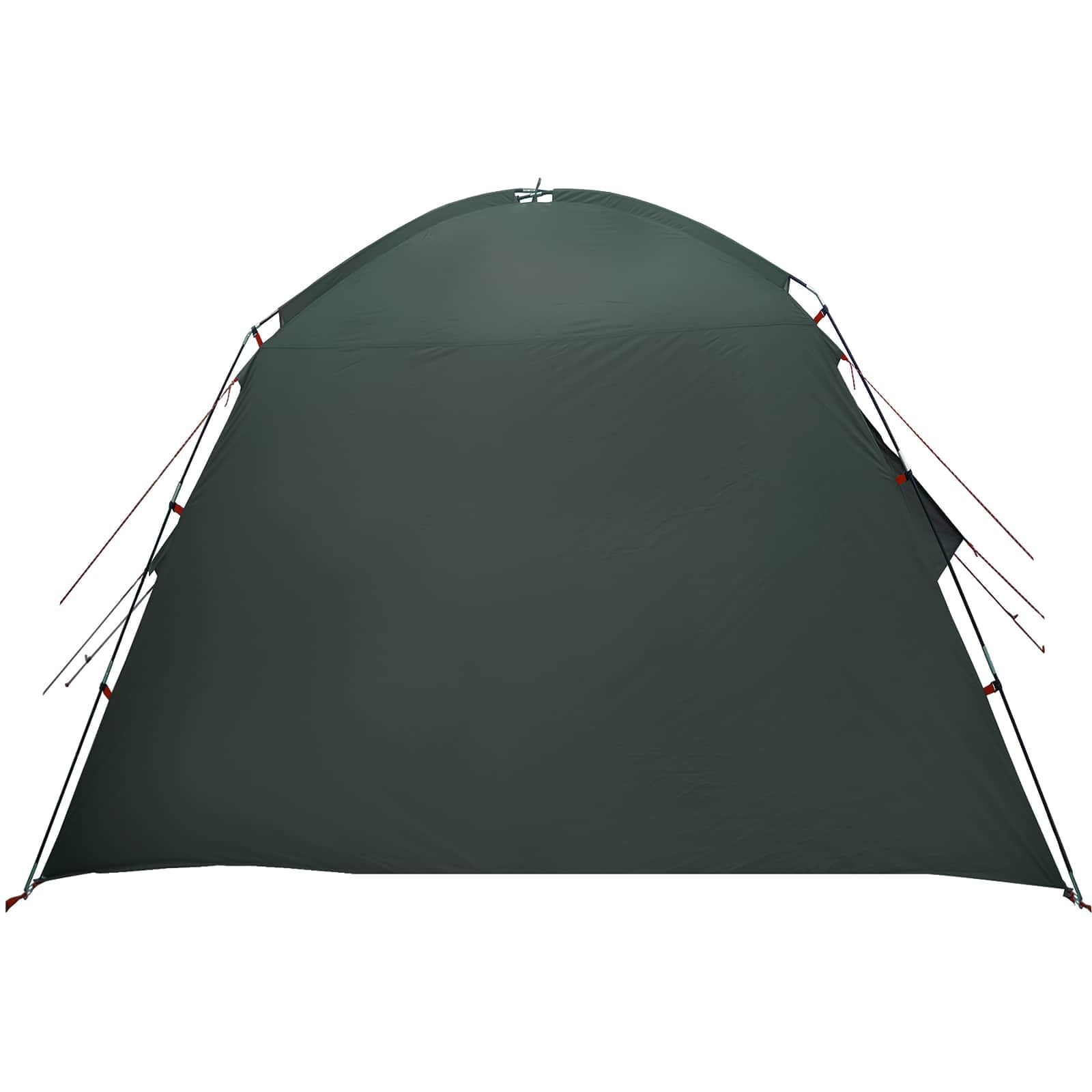 Hütten-Zelt Cabin Zelt Olivegrün aus Polyester 210 x 210 x 138 cm für Camping Familie, Outdoor Event, wasserdicht und mit Luftöffnung