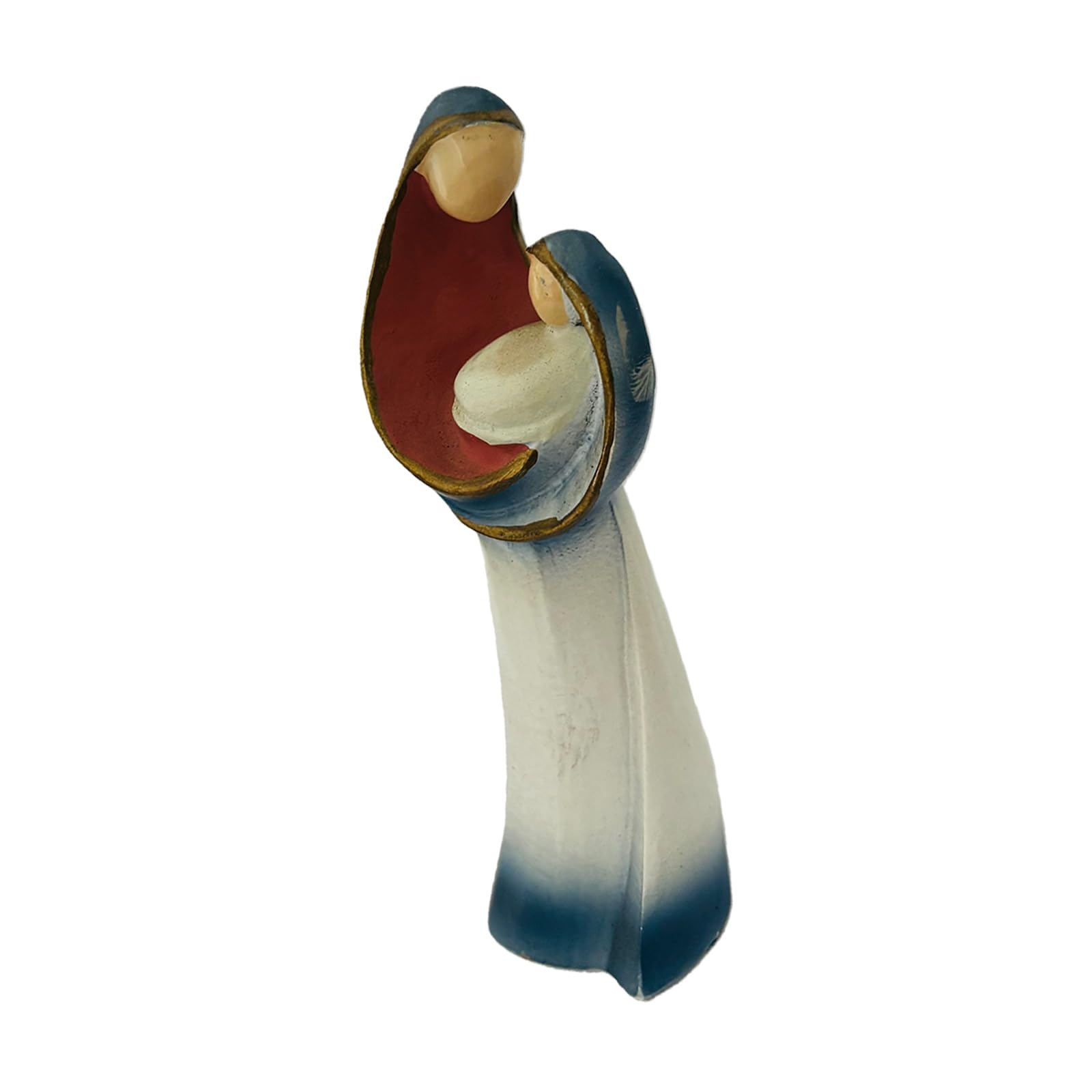 Uitndvyte Abstract Nativity Scene Resins Holy Family Figurines Statue Holiday Religious Tabletop Decoration Collectible Ornament Holy Family Sculpture