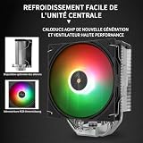 Thermalright Assassin X 120R ARGB Black cyfrowy procesor chłodnicy powietrza, prędkość 2000 obr/min, 12 cm, tłumik, do AM4/AM5, Intel LGA1700/1851/115X/1200