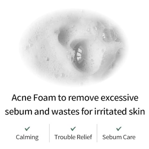 FARMSTAY Tea Tree Biome Limpiador calmante de pH bajo – Limpiador facial diario para pieles sensibles, cuidado de la piel coreana, hidratante y