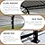 SENZZ Carport Canopy 12x20FT Heavy Duty, Portable Metal Carport Garage with Galvanized Steel Roof and Enhanced Base, RV Car Port Canopy Tent for Pickup Tractors Car Boat Shelter (Black, 12x20FT)