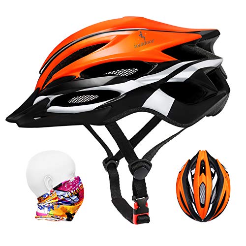 Casque de vélo avec visière fumée et système de ventilation aérodynamique