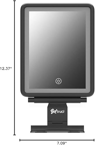 Miniatura 10 de Espejo de tocador con luces | Espejo de ducha sin niebla | Espejo de afeitar ligero de 3 luces con una escobilla de goma | Espejo de pared LED a