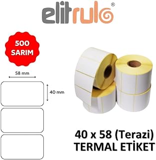 Terazi Etiketi 40x58 Termal - 500 Adet